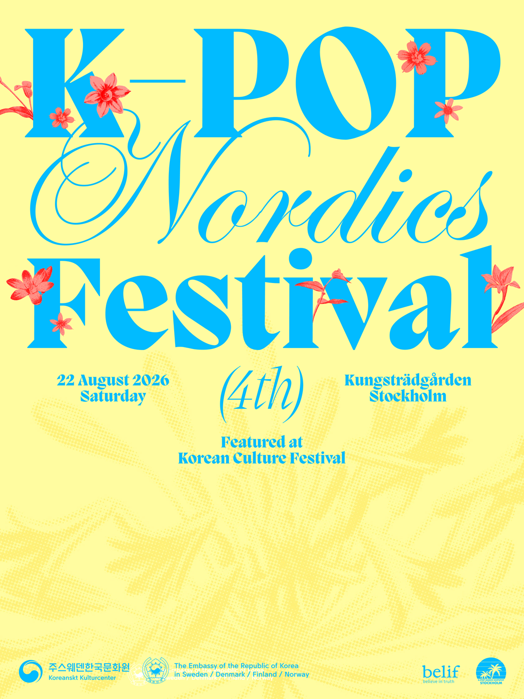K-POP Nordics Festival Poster