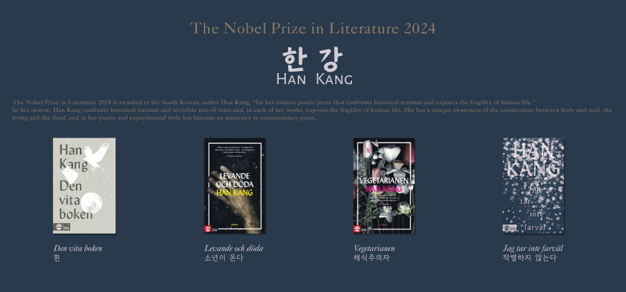 Han Kang awarded Nobel Prize in Literature